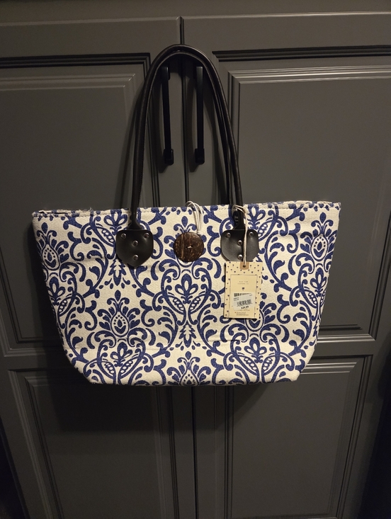 Blue Star Clothing Company Handbags - Blue Star Clothing Co. Woven Tote
